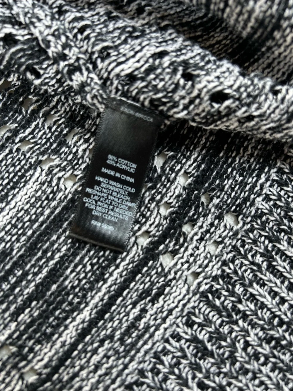 Express Open-Front Marled Gray Cardigan Sweater Cozy Minimalist Classic